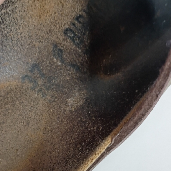 Birkenstock Arizona Brown Sandals size 37 womens 6 - 6.5 - Picture 5 of 8